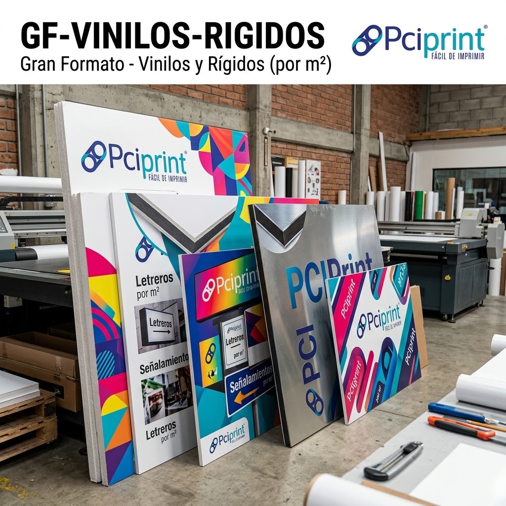 Gran Formato - Vinilos y Rígidos (por m²)
